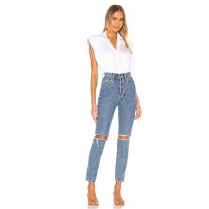 WeWoreWhat The Danielle Straight Leg Jeans